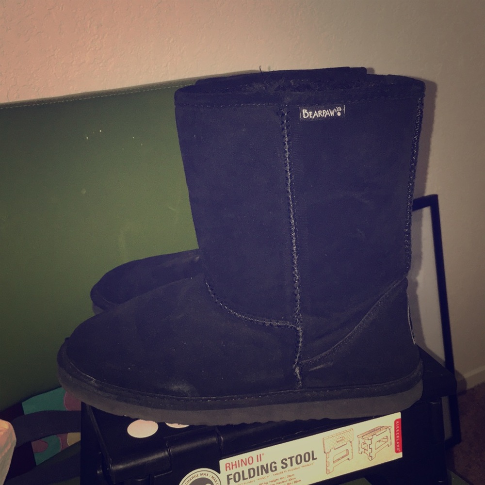 BearPaw black boots
